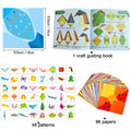 Origami Kit Paper Craft Guiding Book DIY Set