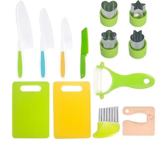 Wonder Chef Kids Plastic Cooking Kitchen Tool Set