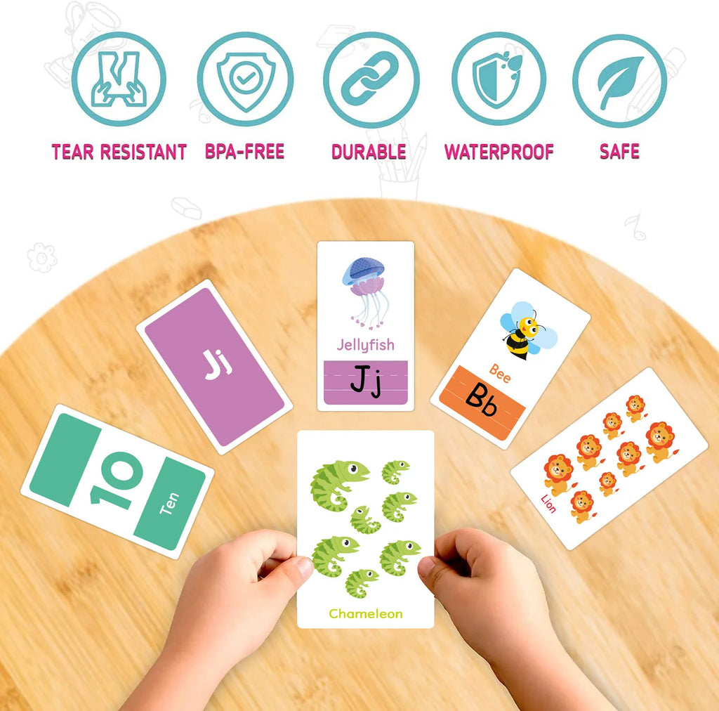 Learn & Play 58pc Montessori ABC Alphabet Flashcard Puzzle Set
