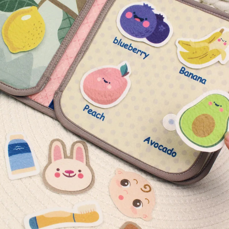 Wonder Pages Montessori Animal Cognitive Busy Book Set