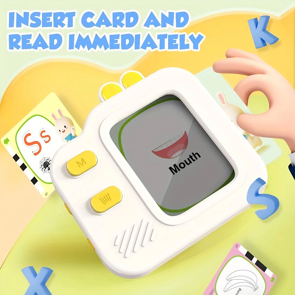 Flash Card Reader with LCD Drawing Pad and Sound