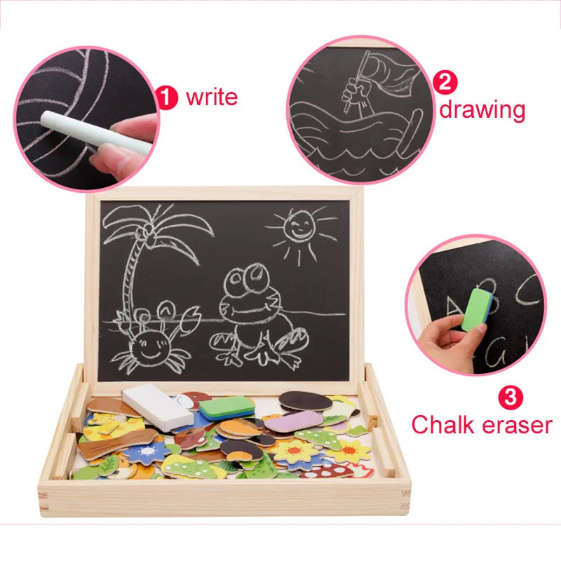 Magnetic Write & Play Animal Board