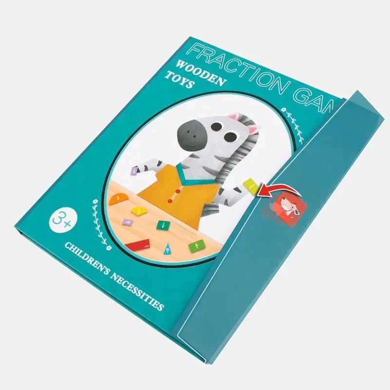 Magnetic Fraction Wooden Math Teaching Set