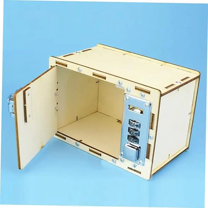 Wonder Build Wooden Password Lockbox Kit