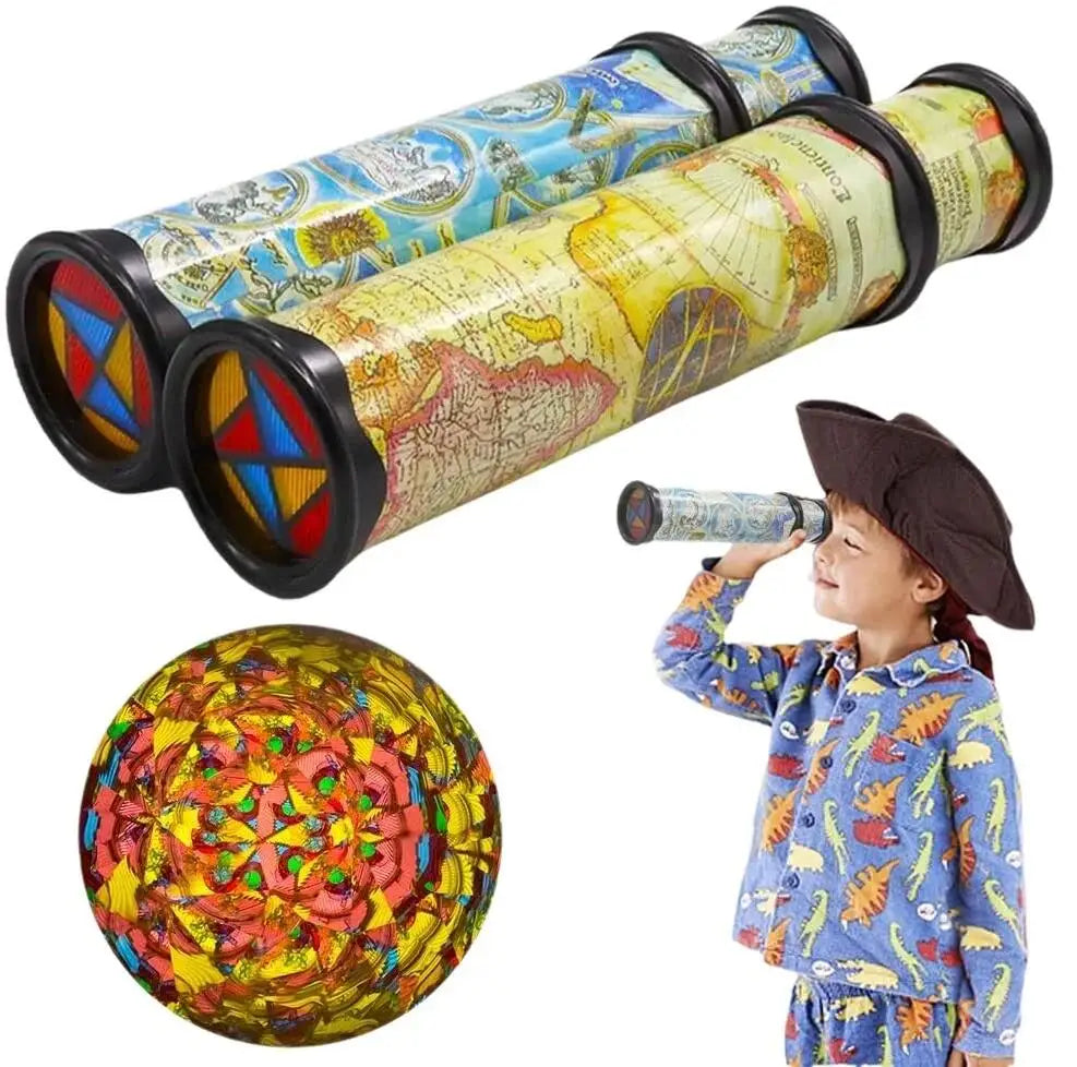 Magic Rotating Adjustable Kaleidoscope Color World Toy