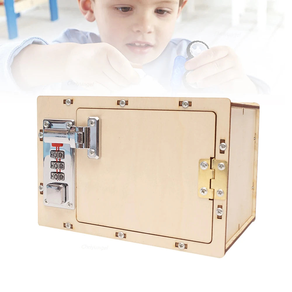 Wonder Build Wooden Password Lockbox Kit