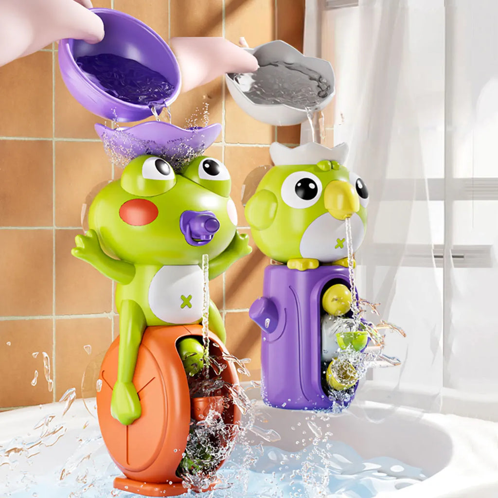 Spin & Splash Waterwheel Suction Cup Bath Set