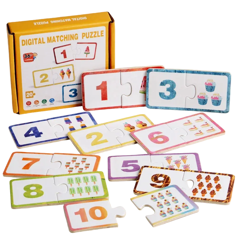 Little Numbers Wooden Number Matching Set