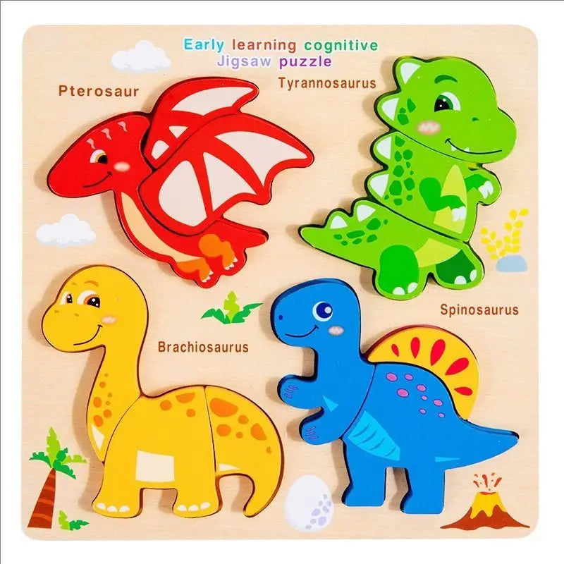 Early Learning Wooden Matching Puzzle Set