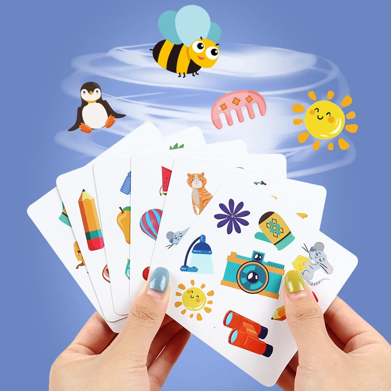Wonder Match Montessori Card Memory Game Set