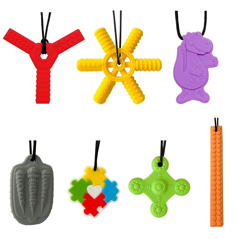 Little Chews Silicone Therapy Chew Necklace