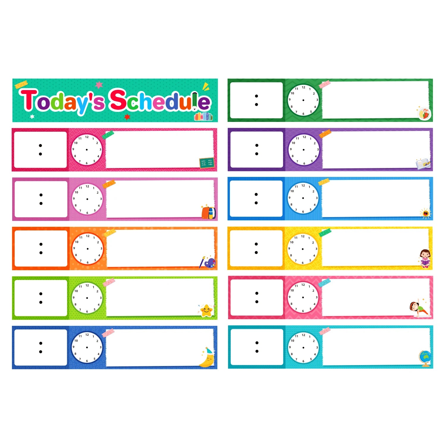 Daily Routine Visual Schedule Classroom Card Set