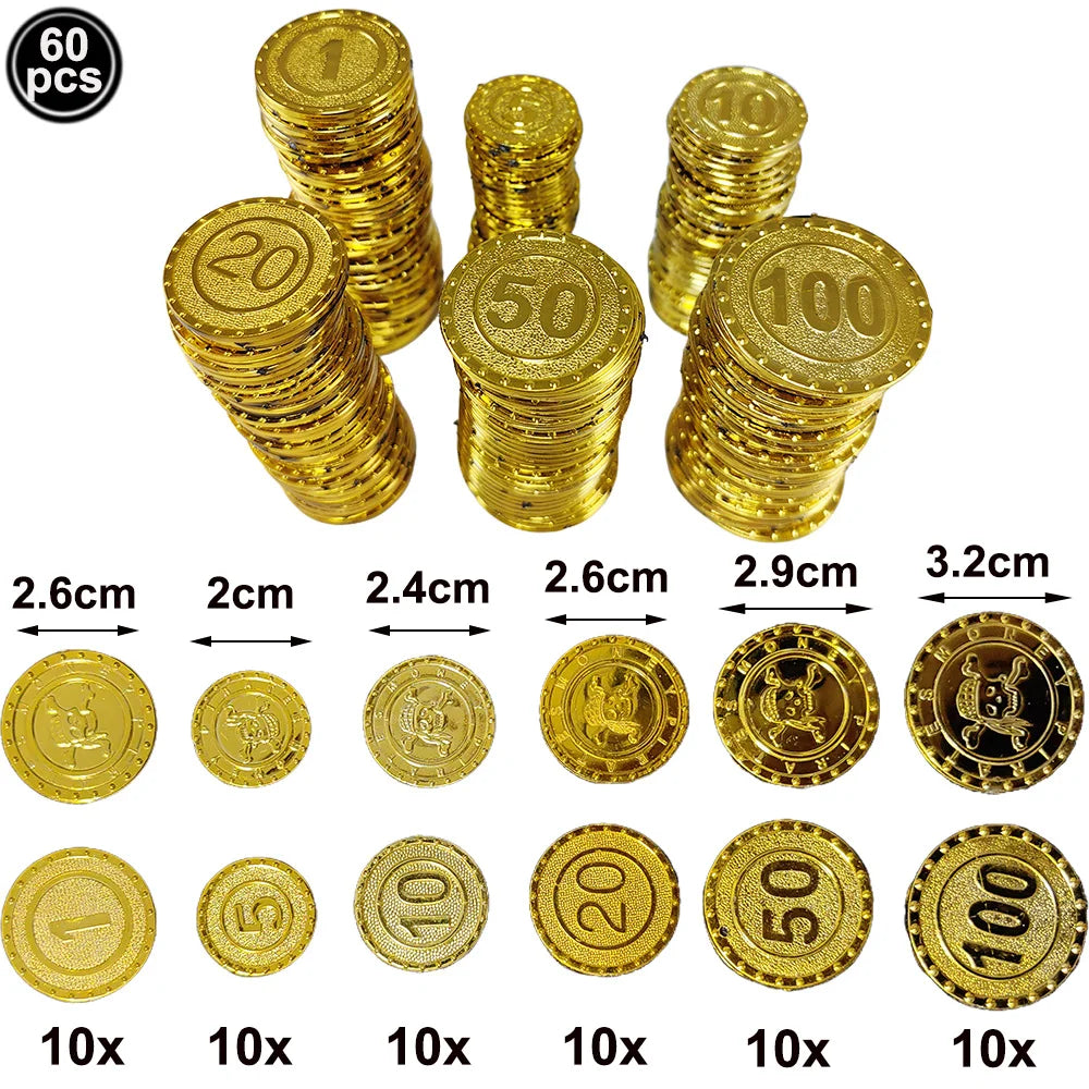 Pirate Treasure Chest Reinforcer Prize Box Set