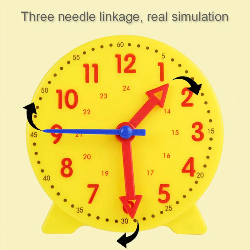 Wonder Time Montessori Clock Hour Minute Second Puzzle Teaching Aid