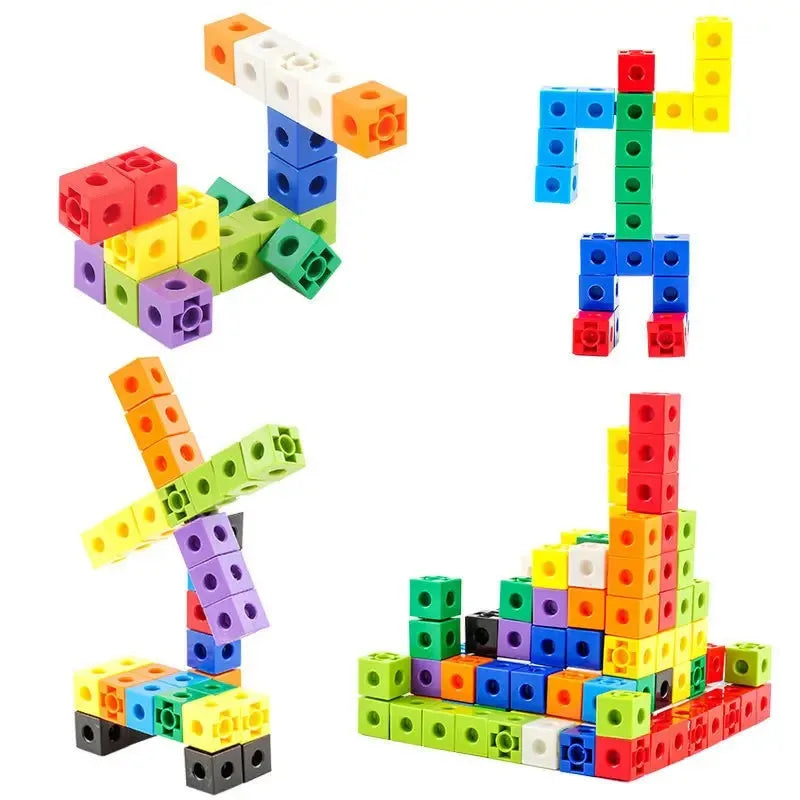 Multilink Counting & Stacking Math Cubes