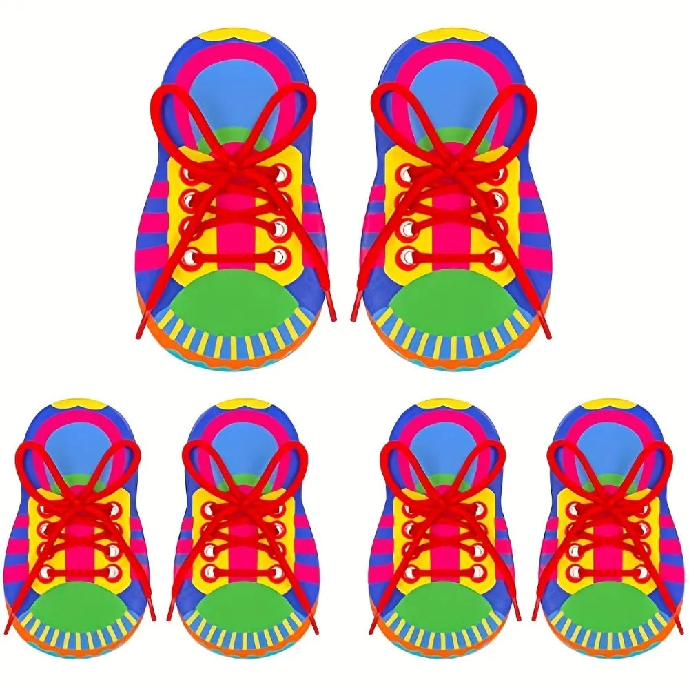 Tie It Up Fine Motor Shoelace Learning Toy