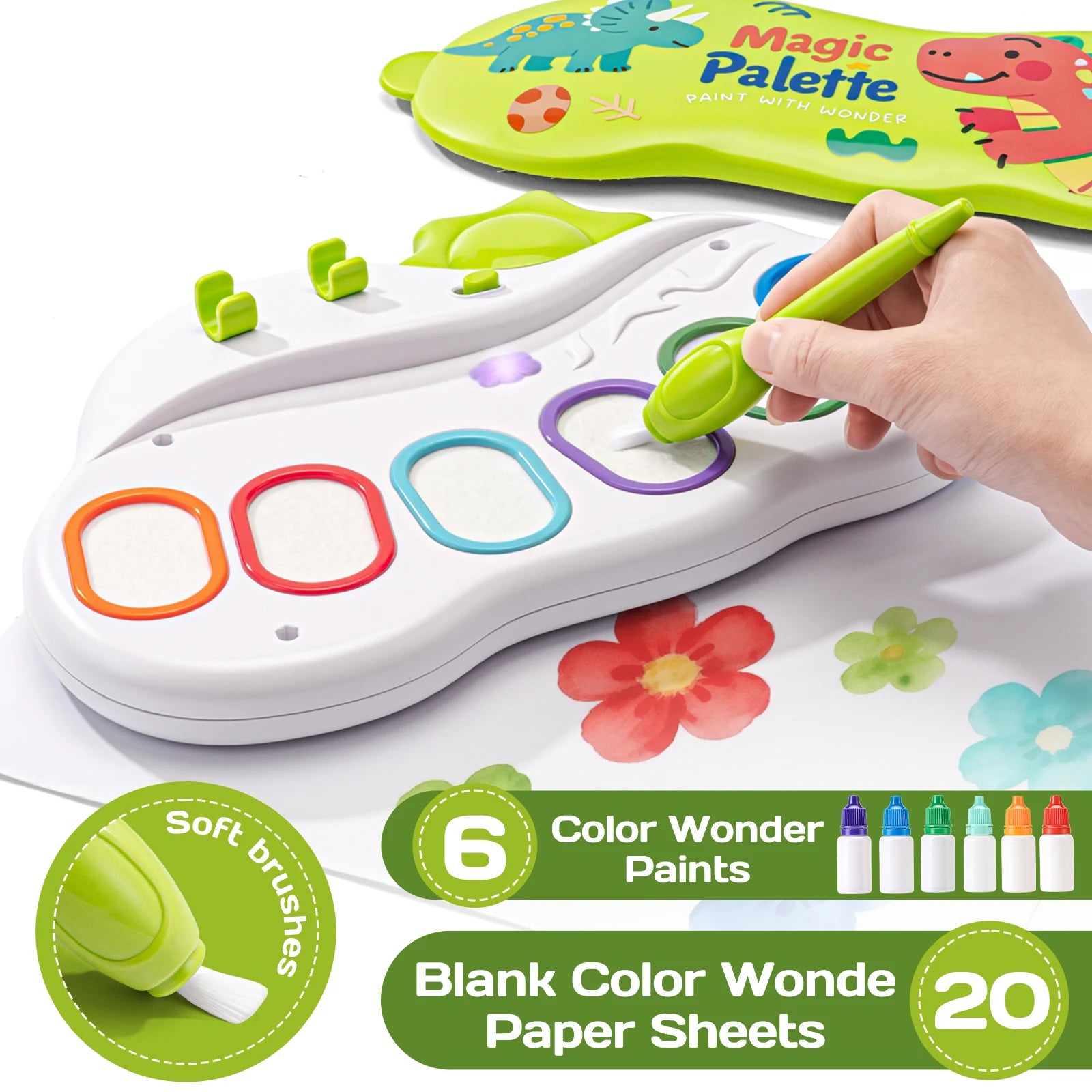 Paint & Play Mess Free Magic Paint Palette Safe Graffiti Set