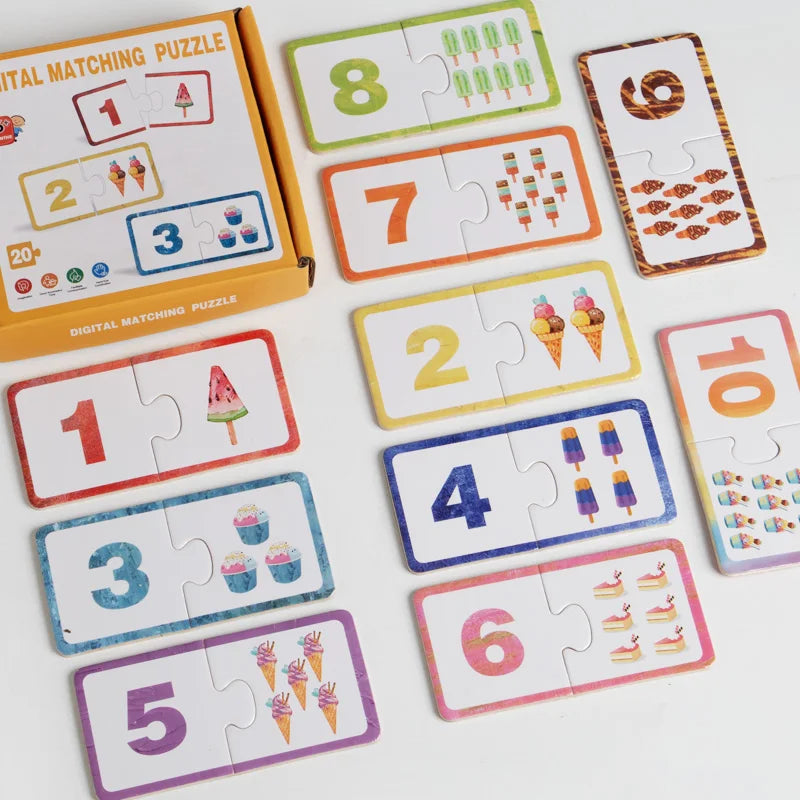 Little Numbers Wooden Number Matching Set