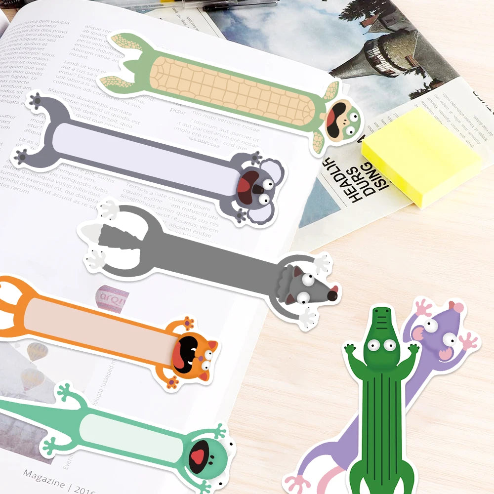 Little Readers 30pc Cartoon Animal Bookmark Pack