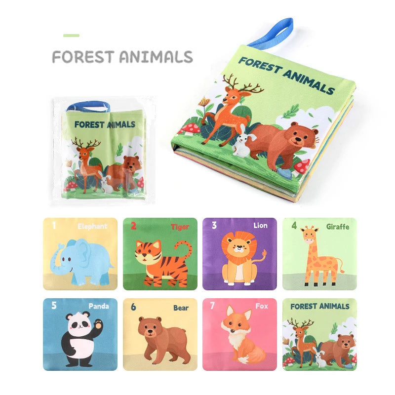 Feel & Discover Montessori Sensory Cloth Book
