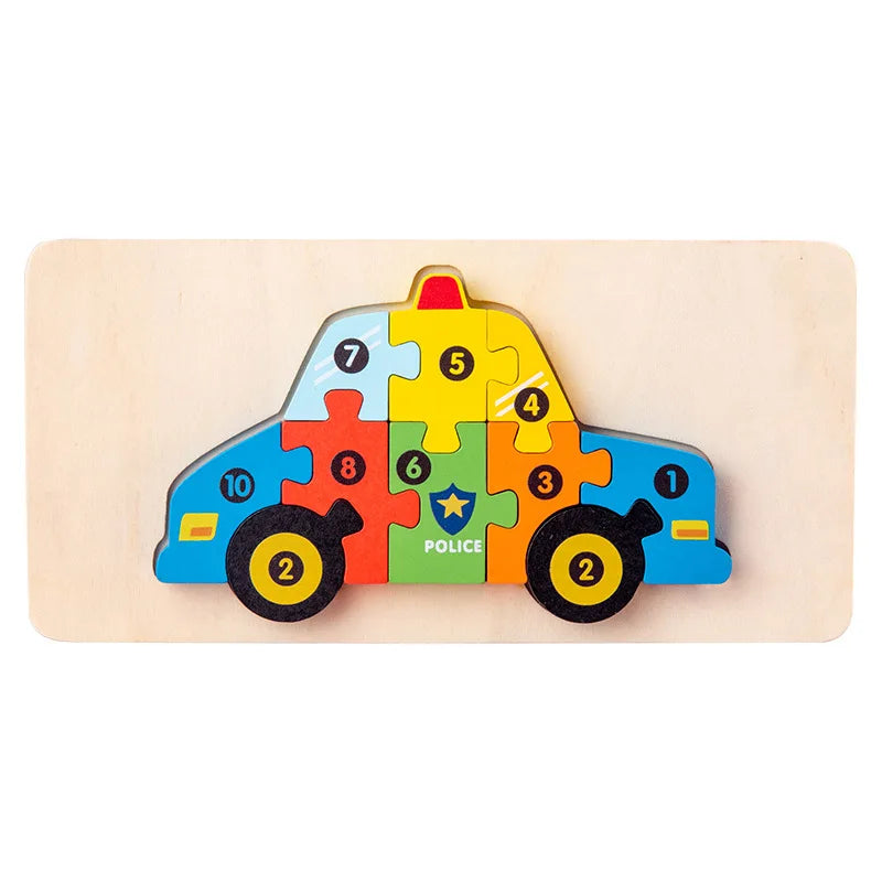Little Explorer 3D Wooden Jigsaw Puzzle