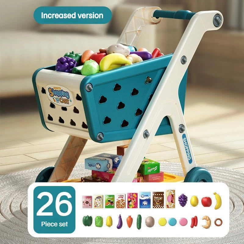 Little Shopper Supermarket Shopping Cart Play Set