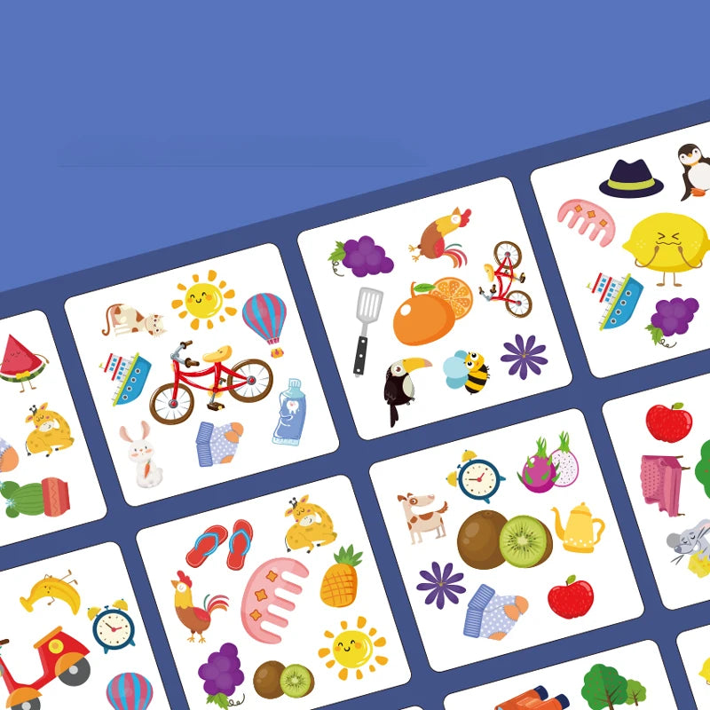 Wonder Match Montessori Card Memory Game Set