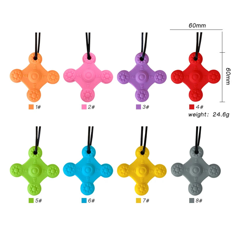 Little Chews Silicone Therapy Chew Necklace