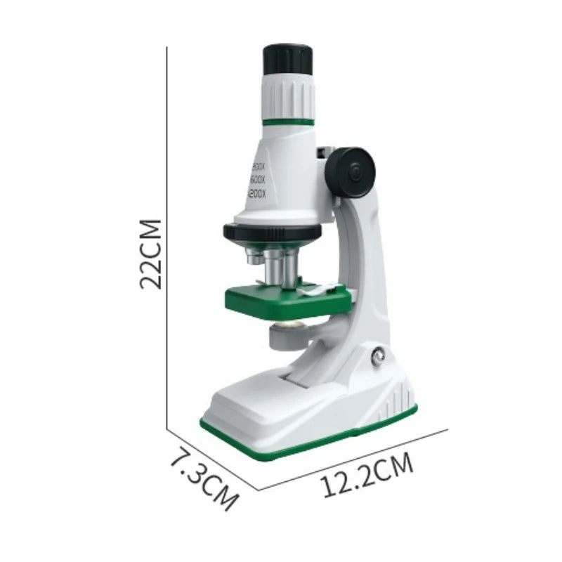Wonder Scope Kids LED Microscope Kit 200x 600x 1200x STEM Set