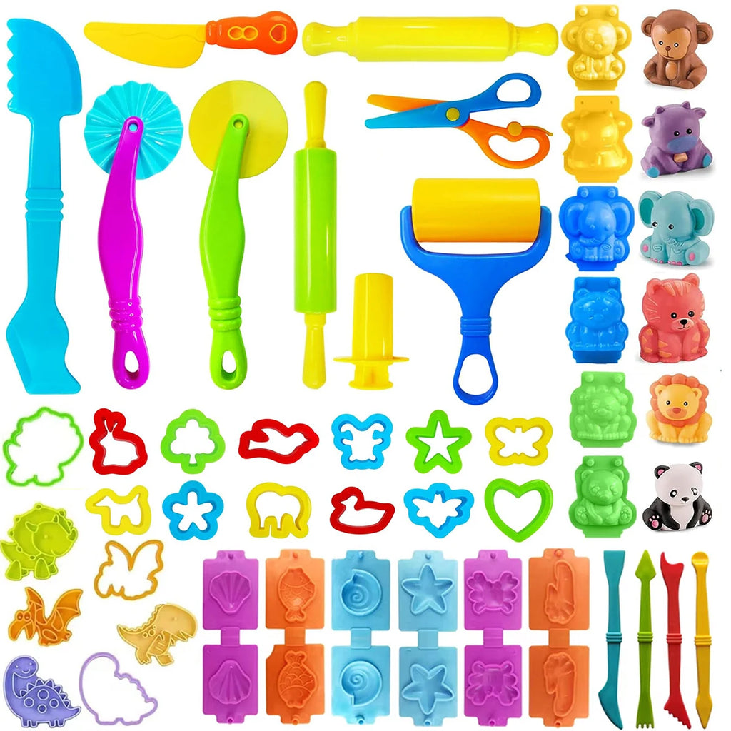 Little Sculptors Basic Clay Dough Modeling Tool Kit Set