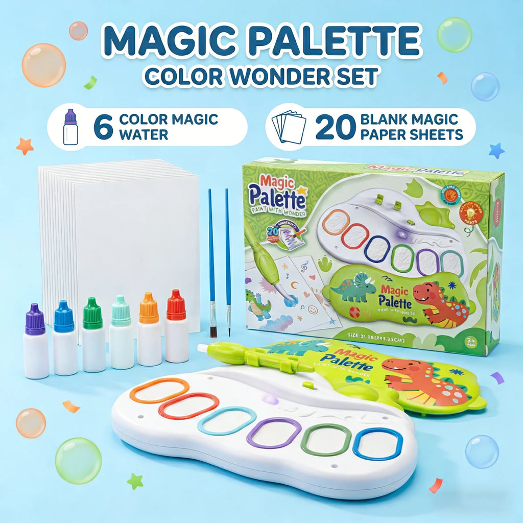 Paint & Play Mess Free Magic Paint Palette Safe Graffiti Set