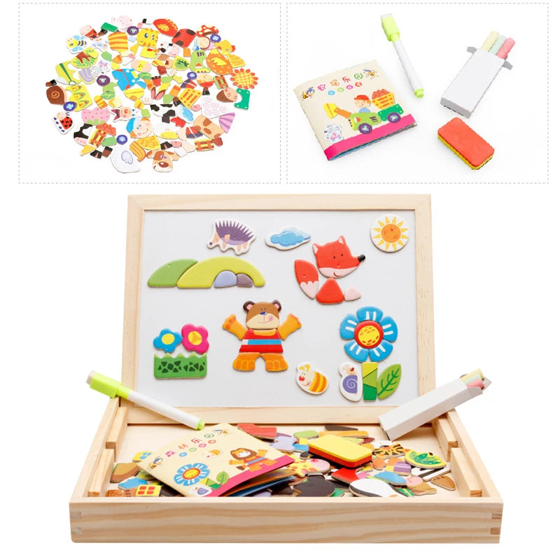 Magnetic Write & Play Animal Board
