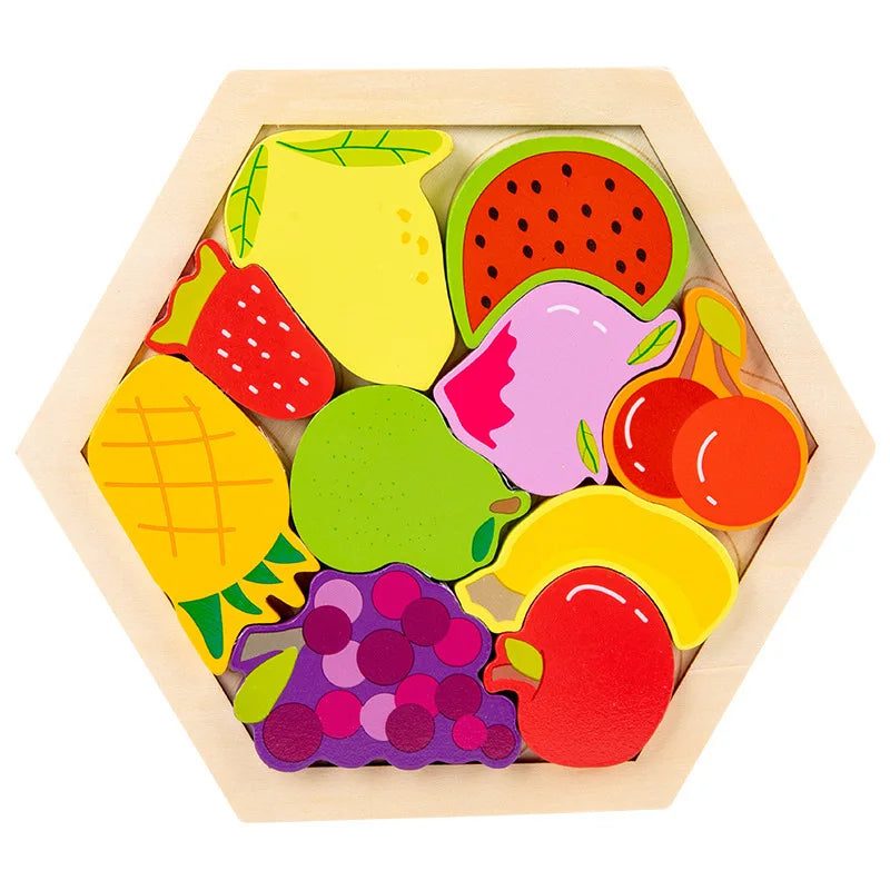 Think & Build Creative 3D Wooden Jigsaw Intelligence Puzzle