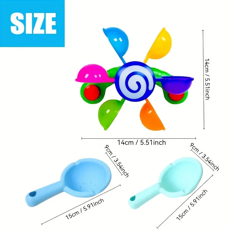 Little Spinner Windmill Spinning Sensory Water Play Toy
