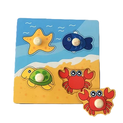 Early Learning Wooden Matching Puzzle Set