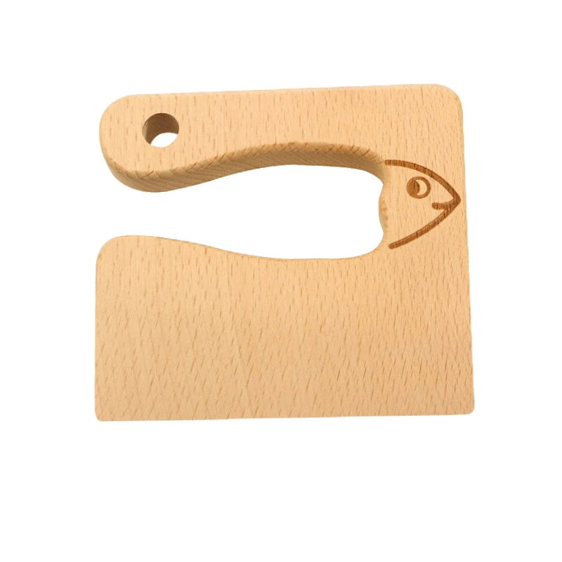 Wooden Montessori Kitchen Cutting Toy