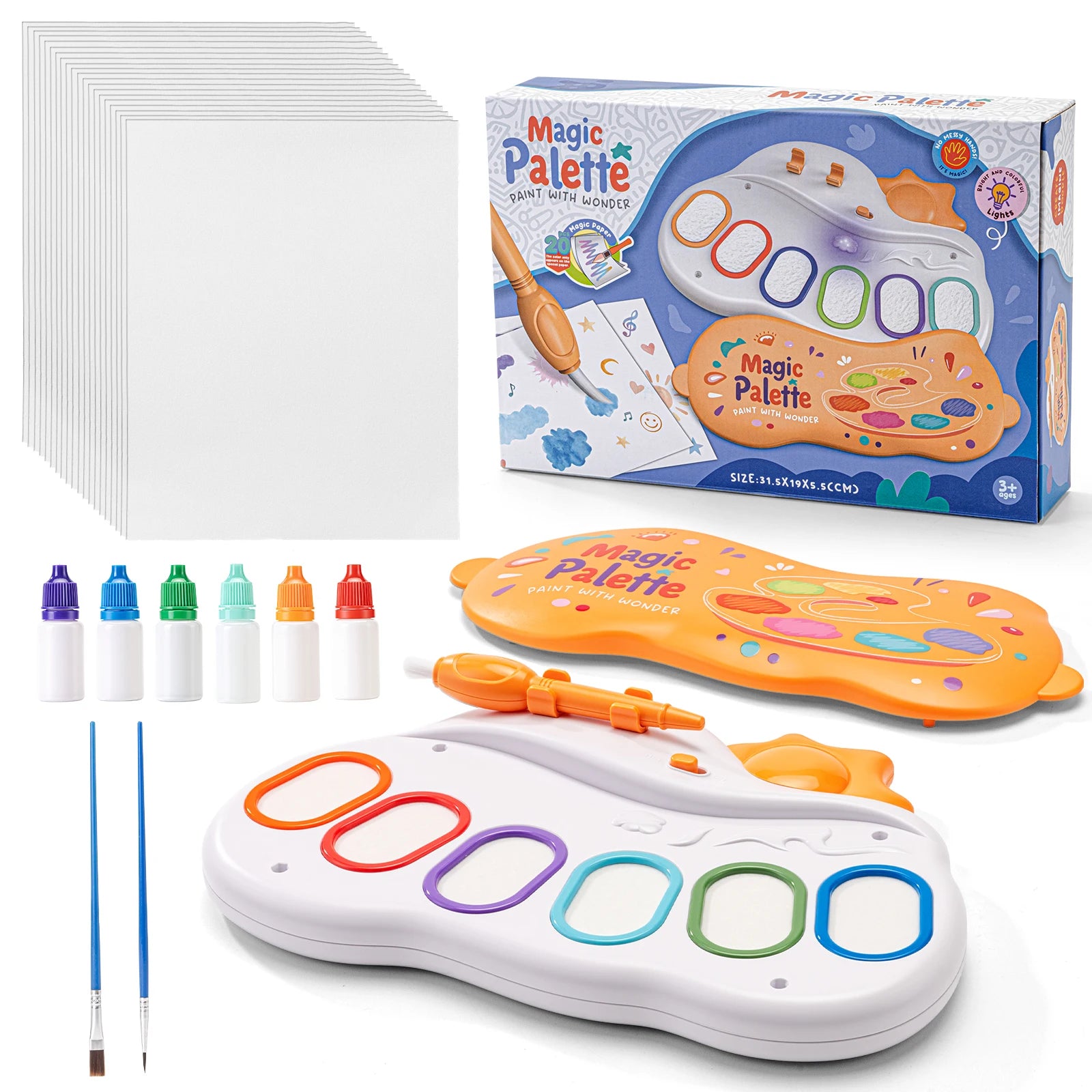 Paint & Play Mess Free Magic Paint Palette Safe Graffiti Set