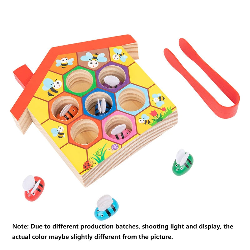 Montessori Bee House Color Match Puzzle