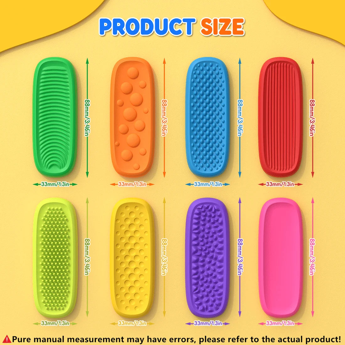 Calm & Focus Silicone Sensory Fidget Strip