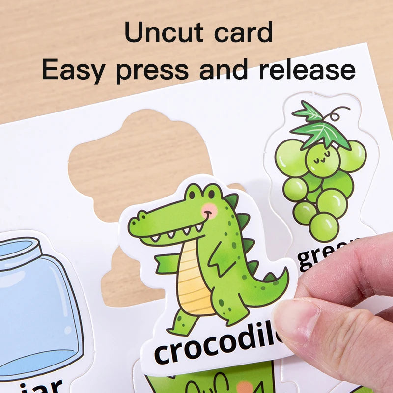 Velcro Quiet Book Color Recognition Learning Activity