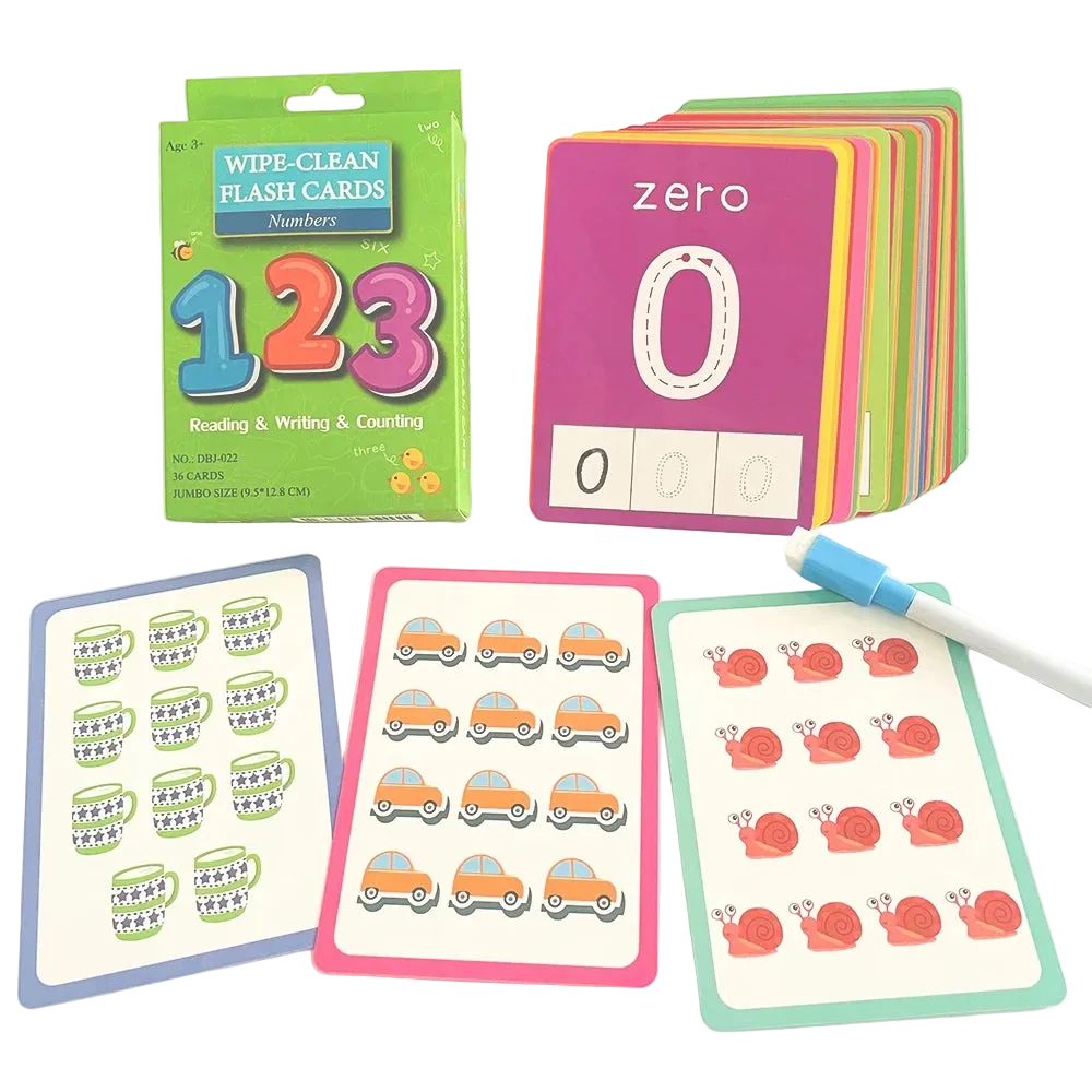 Number & Letter Cognition Flashcard Set