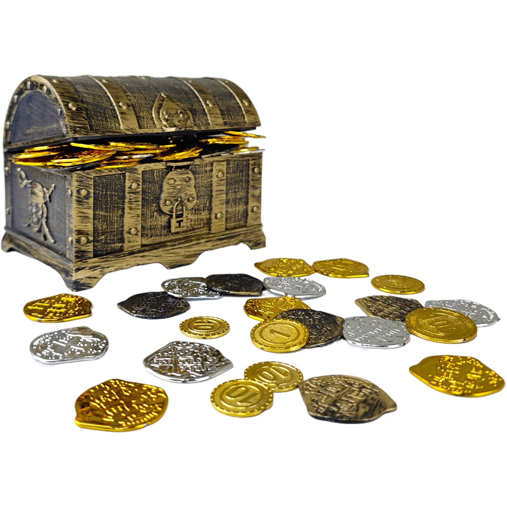 Pirate Treasure Chest Reinforcer Prize Box Set