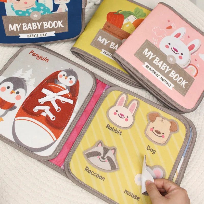Wonder Pages Montessori Animal Cognitive Busy Book Set
