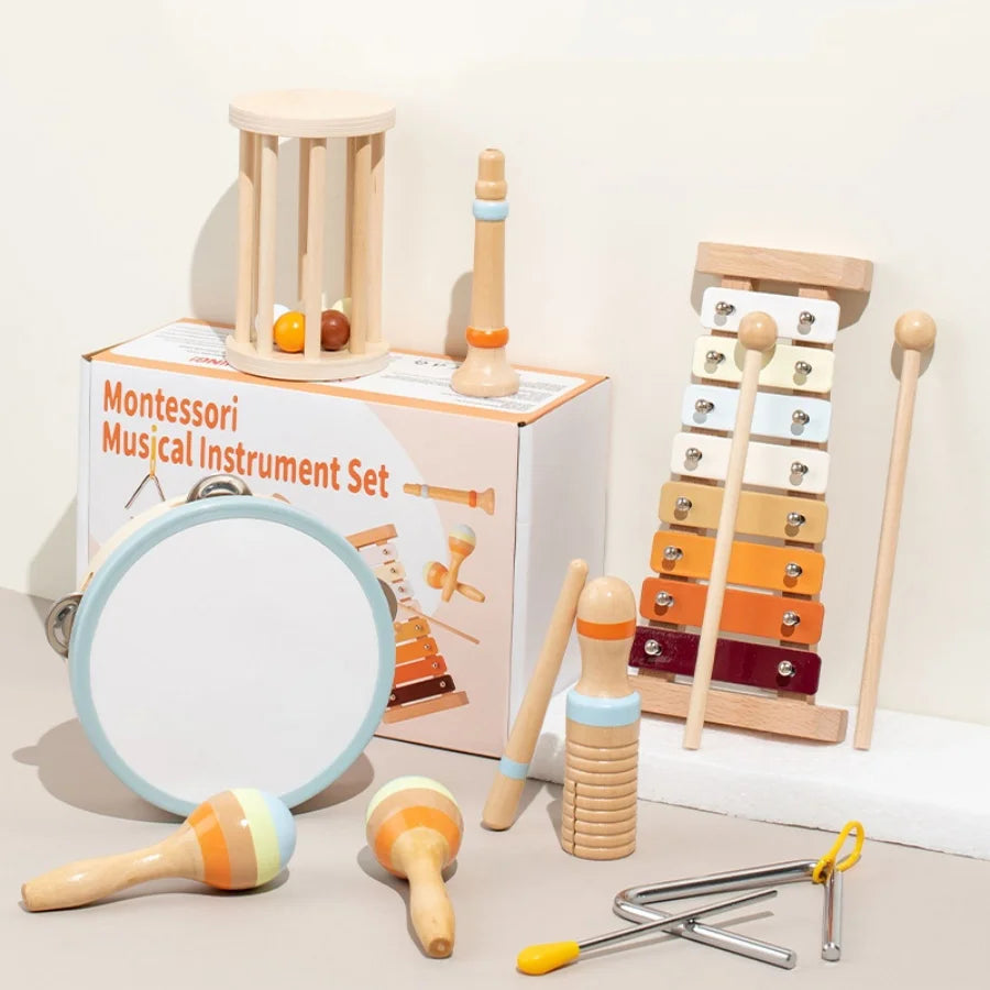 Wonder Sound Wooden Music Noise Maker Toy Set