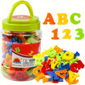 Stick & Spell 78pc Colorful Magnetic ABC 123 Learning Set