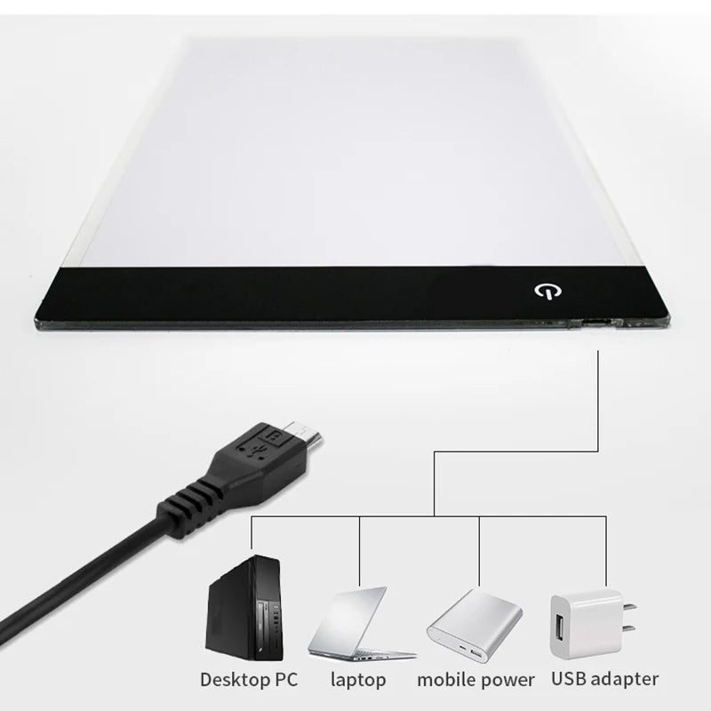 LED Light Up Tracing Drawing Pad