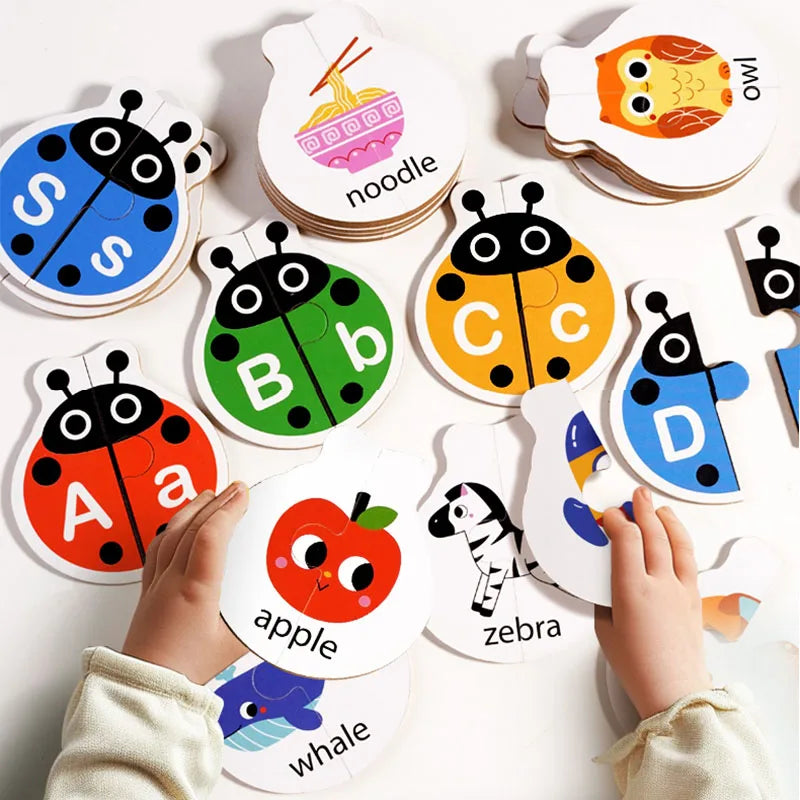 Wonder Match Alphabet Letter Puzzle Learning Set
