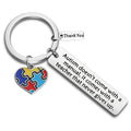 Autism Awareness Puzzle Keychain Pendant