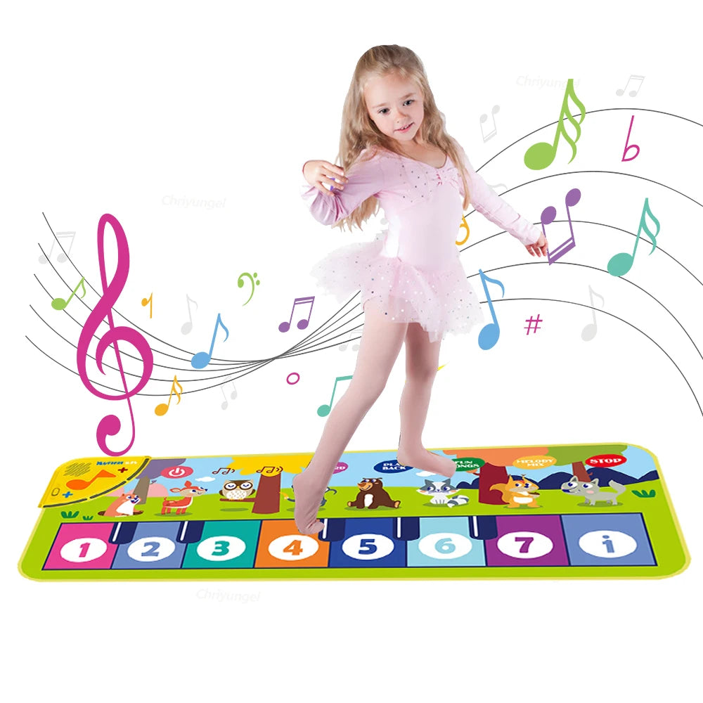 Step & Play Floor Piano Mat Keyboard Dance Music Carpet Set