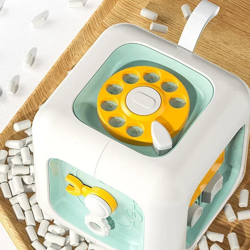 Wonder Cube 6 in 1 Montessori Sensory Cube Fidget Skills Set